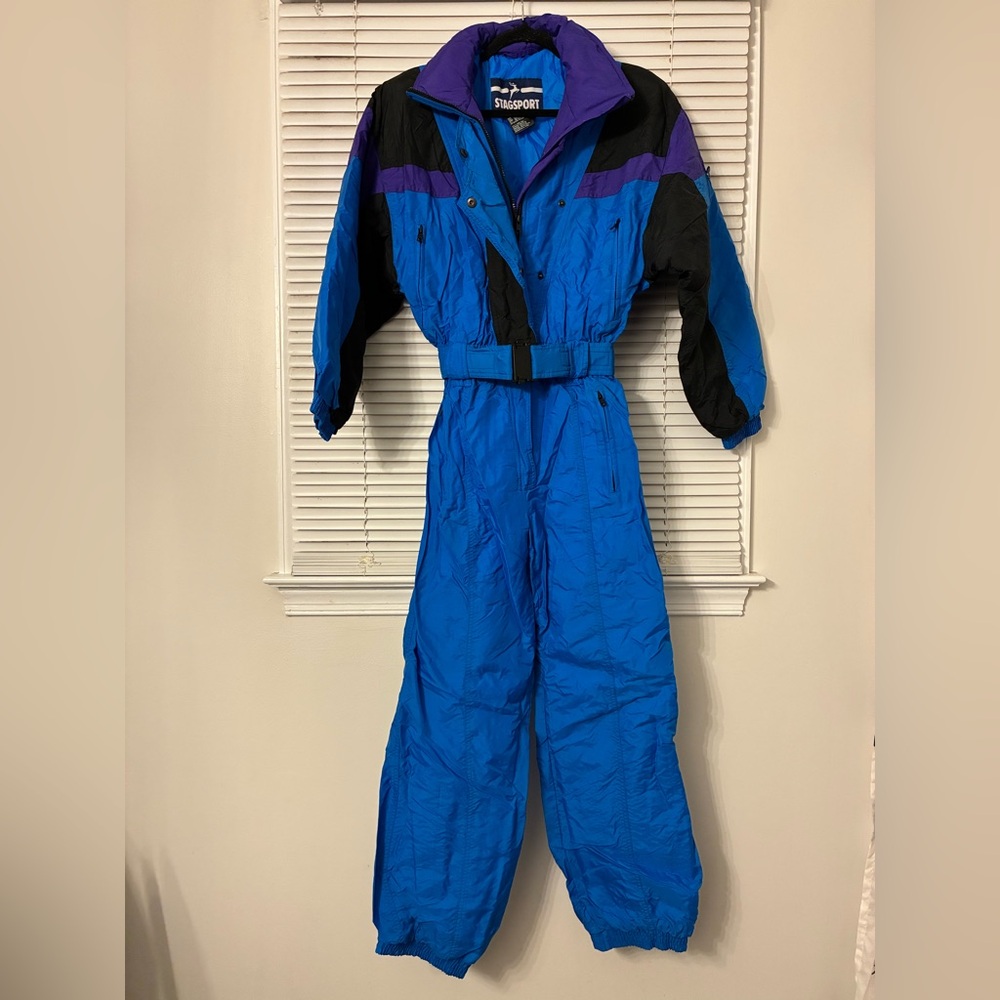 Vintage 90s Retro Stagsport Ski Suit Women’s Size 10